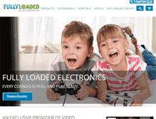 Tablet Screenshot of fullyloadedelectronics.com